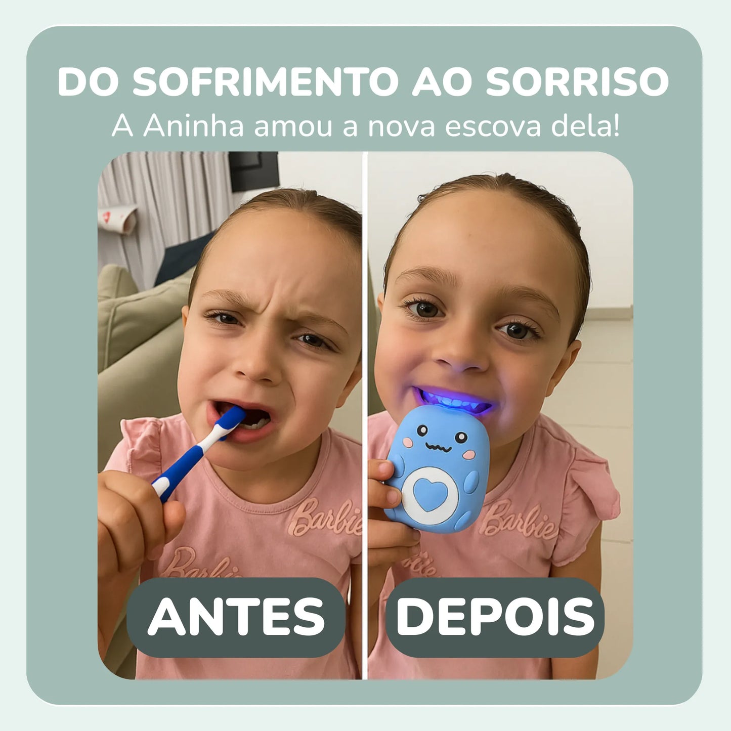 escova eletrica de dente infantil