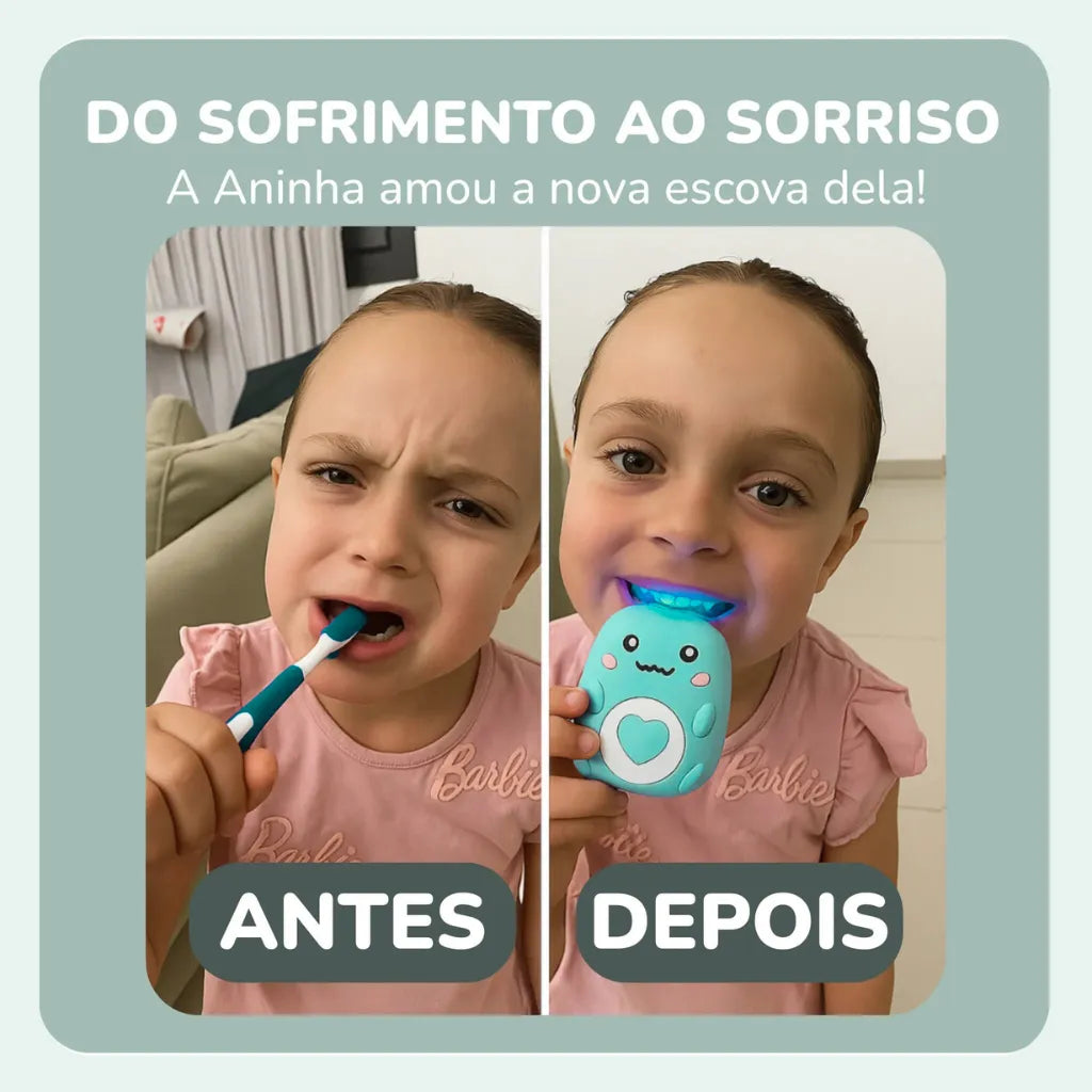 Escova Infantil Elétrica – Utootch 360° Verde