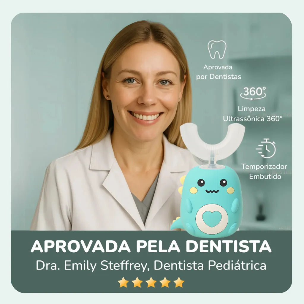 Escova Infantil Elétrica – Utootch 360° Verde