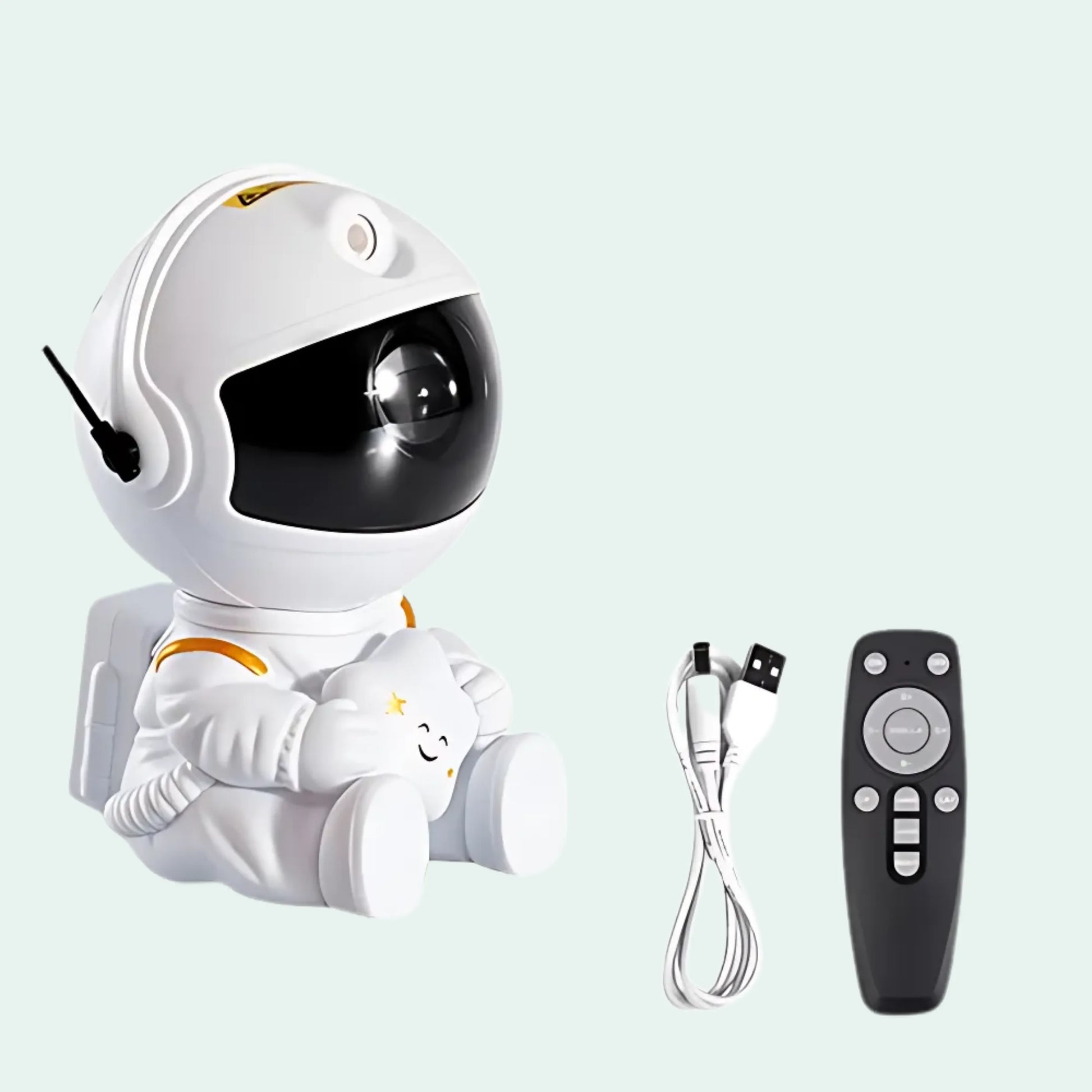 Projetor Astronauta de Estrelas e Galáxias - MAMATELA