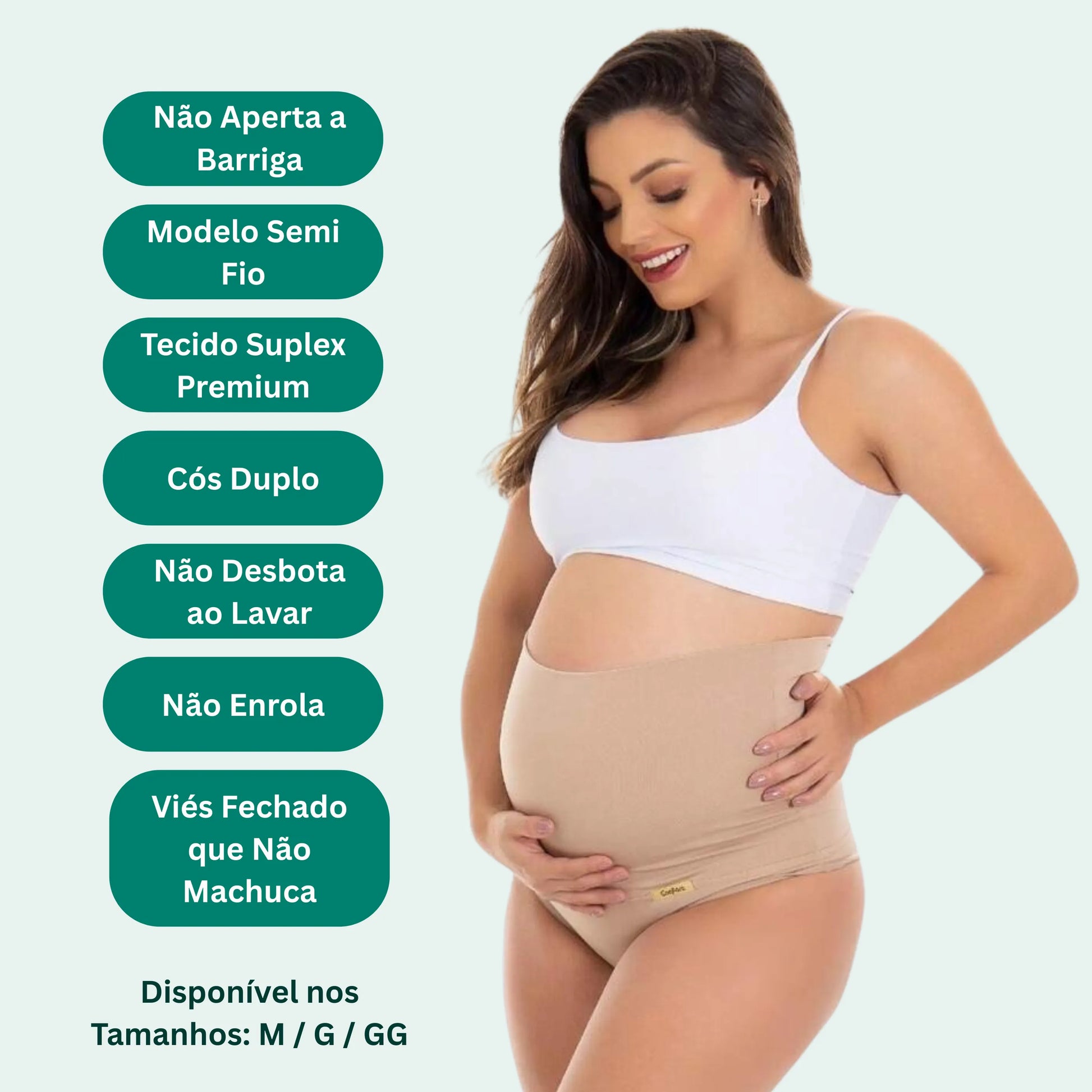 Kit 4 Calcinhas Cinta Compressão Mamatela - MAMATELA