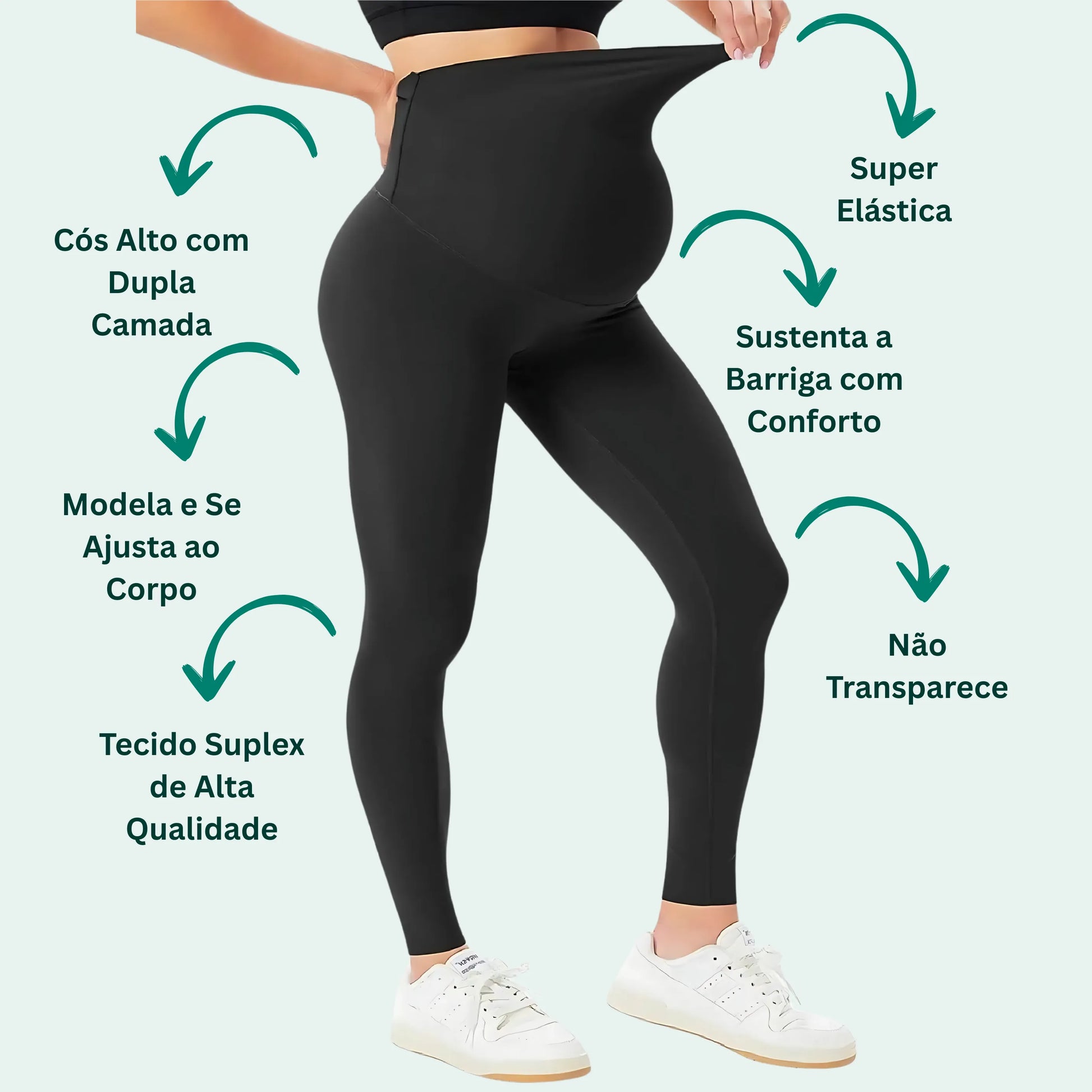 Legging Gestante MAMATELA - MAMATELA