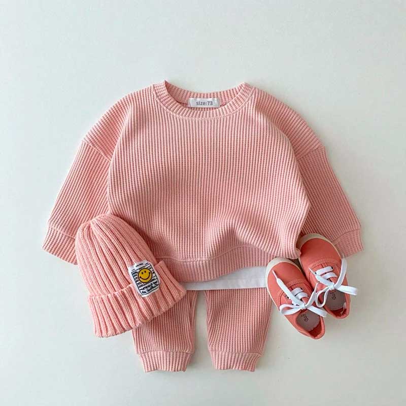 Conjunto de Moletom Bebê Waffle - MAMATELA