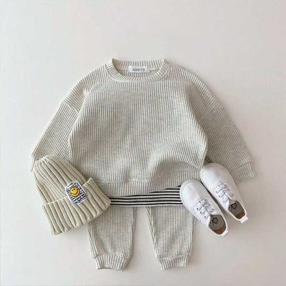 Conjunto de Moletom Bebê Waffle - MAMATELA