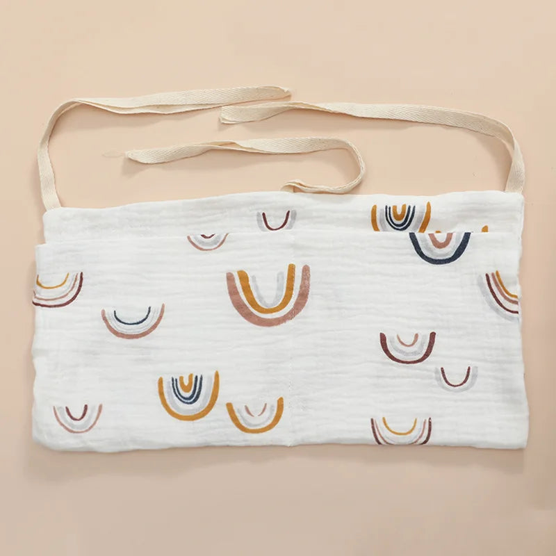 Bolsa de Algodão Organizadora para Berço de Bebês - MAMATELA