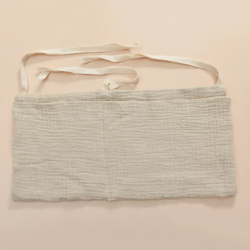 Bolsa de Algodão Organizadora para Berço de Bebês - MAMATELA