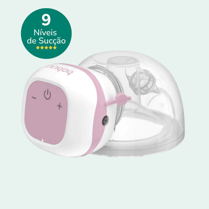 Bomba tira leite elétrica Babuu Confort com 9 níveis de sucção e controle ajustável – Mamatela