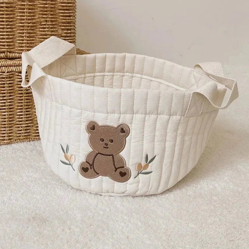 Bolsa Adorável de Algodão com Bordado - MAMATELA