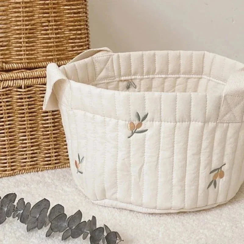 Bolsa Adorável de Algodão com Bordado - MAMATELA