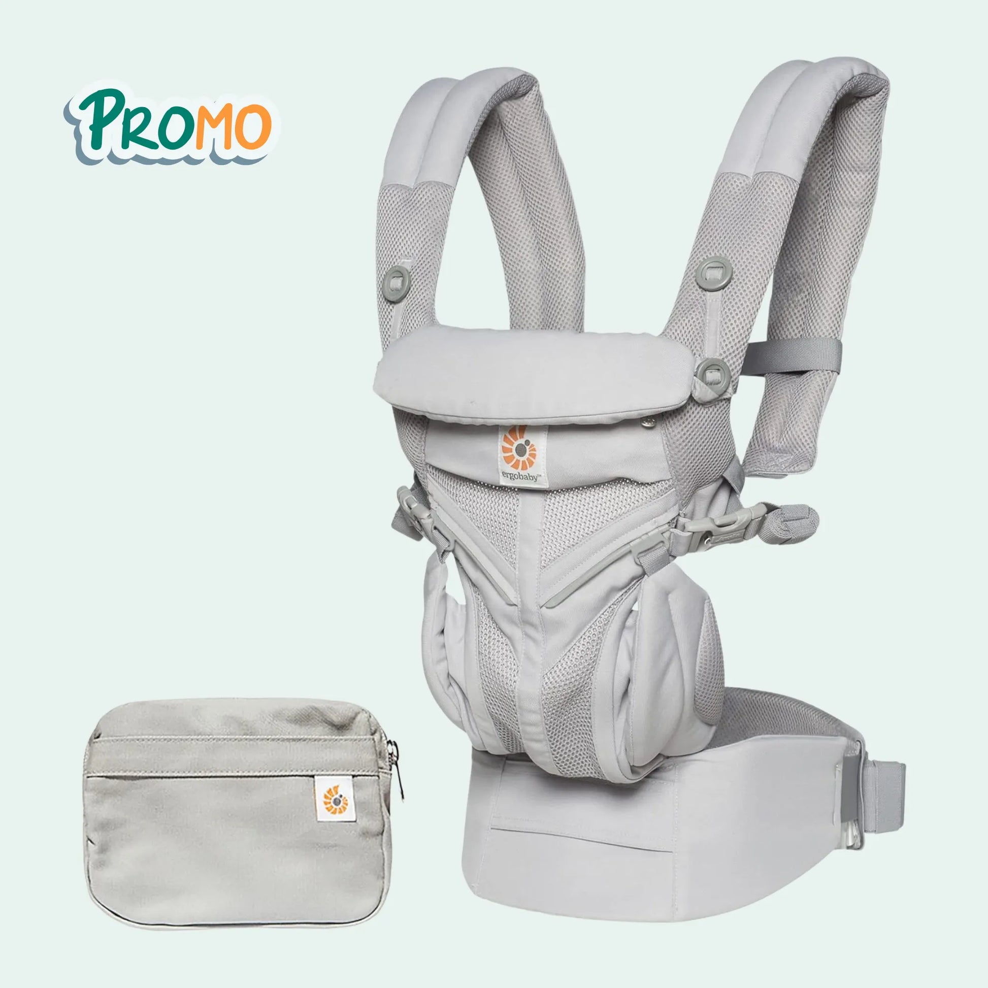 Canguru para bebê ergonômico Ergobaby com alças acolchoadas e assento ajustável