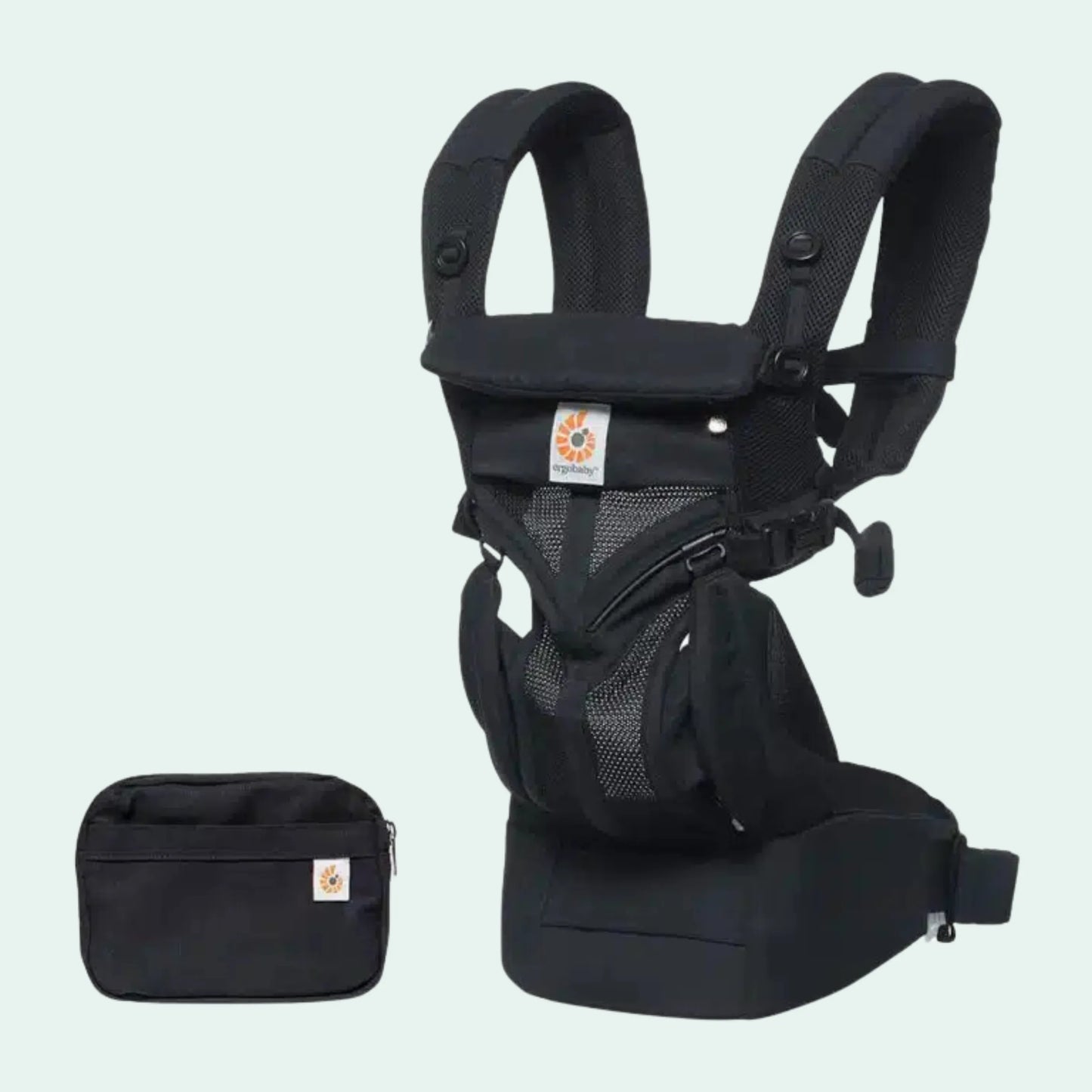 canguru ergonomico para bebê preto