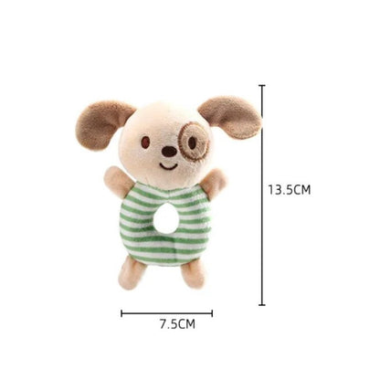 Chocalho de Pelúcia para Bebê Bichinhos - MAMATELA