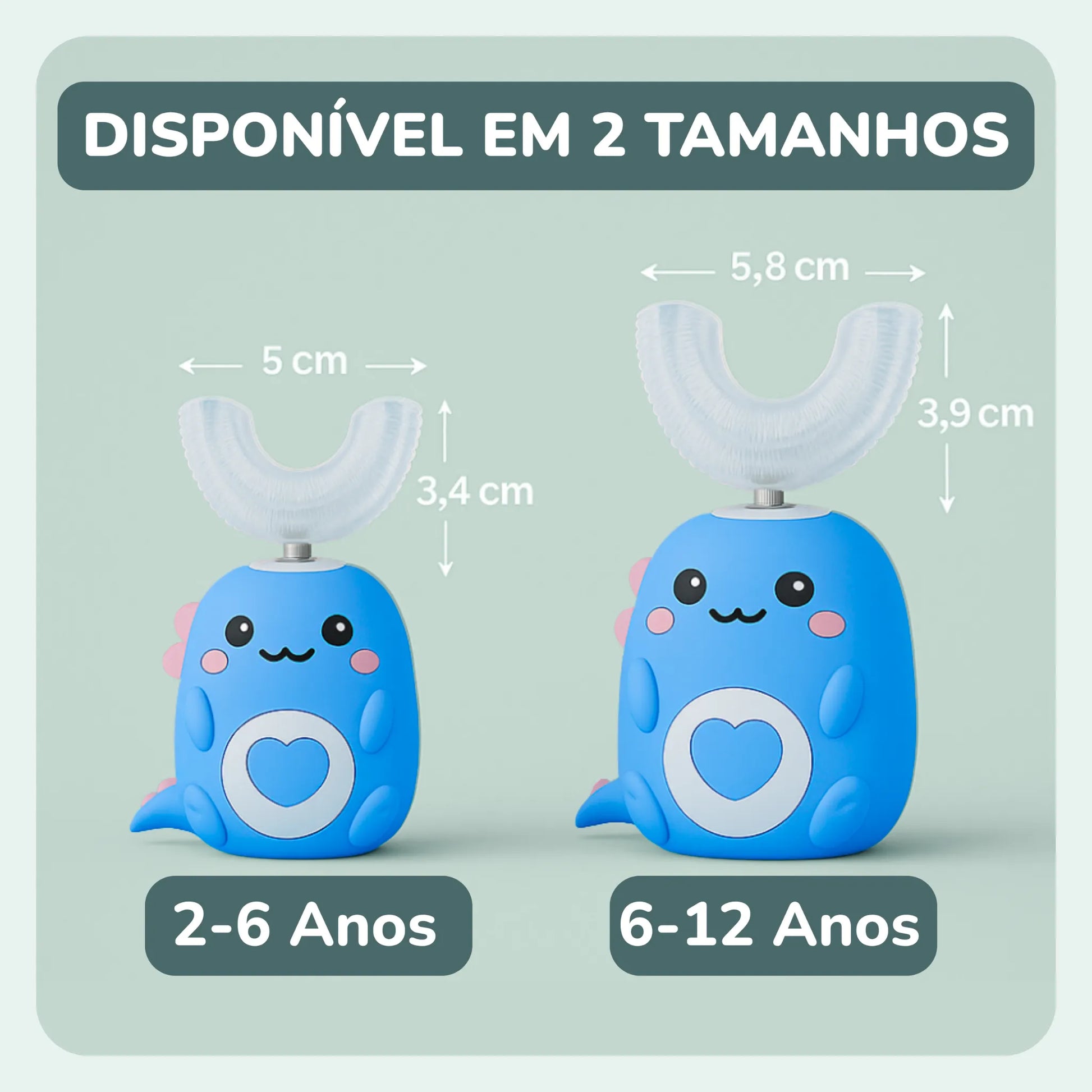 escova de dente bebê
