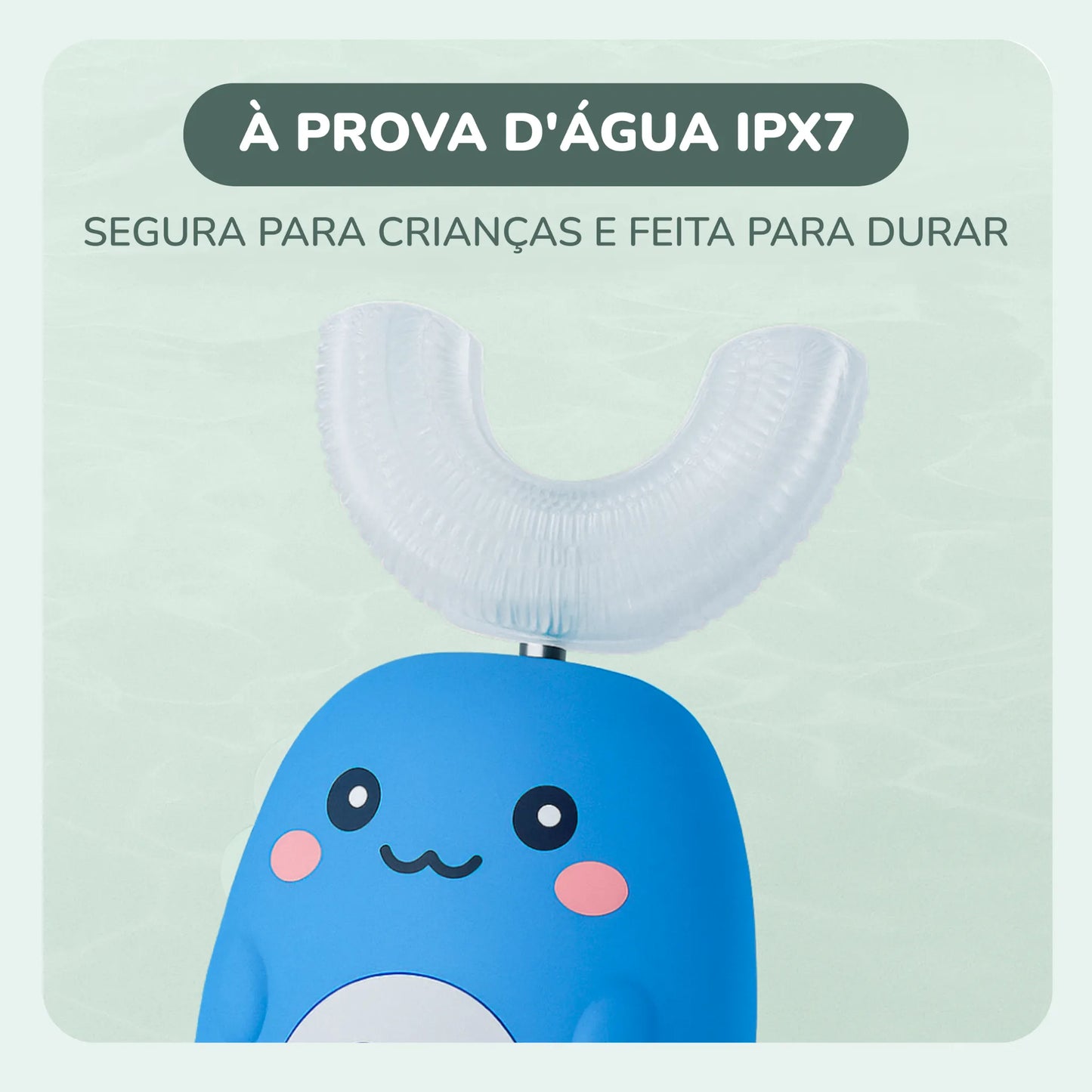 escova de dente elétrica infantil