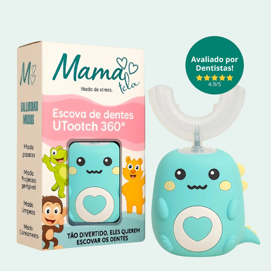 escova infantil elétrica modelo utootch 360