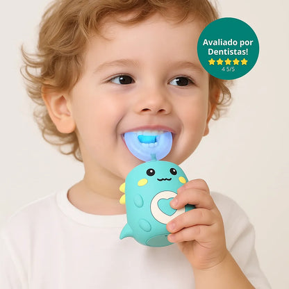 Escova Infantil Elétrica – Utootch 360° Verde