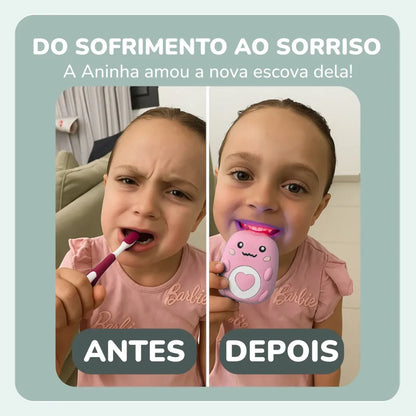 escova eletrica de dente infantil