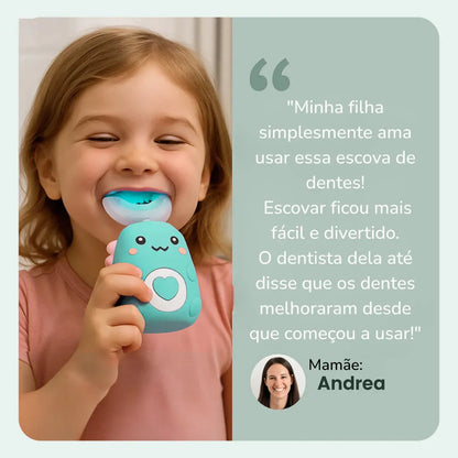 Escova Infantil Elétrica – Utootch 360° Verde