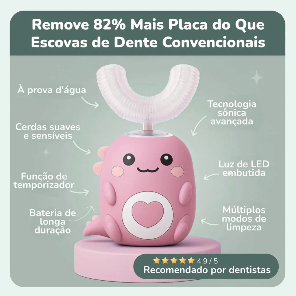 escova dental eletrica infantil