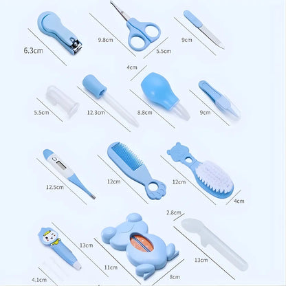 kit higiene para bebê recém nascido com acessórios em tamanho ideal para uso seguro