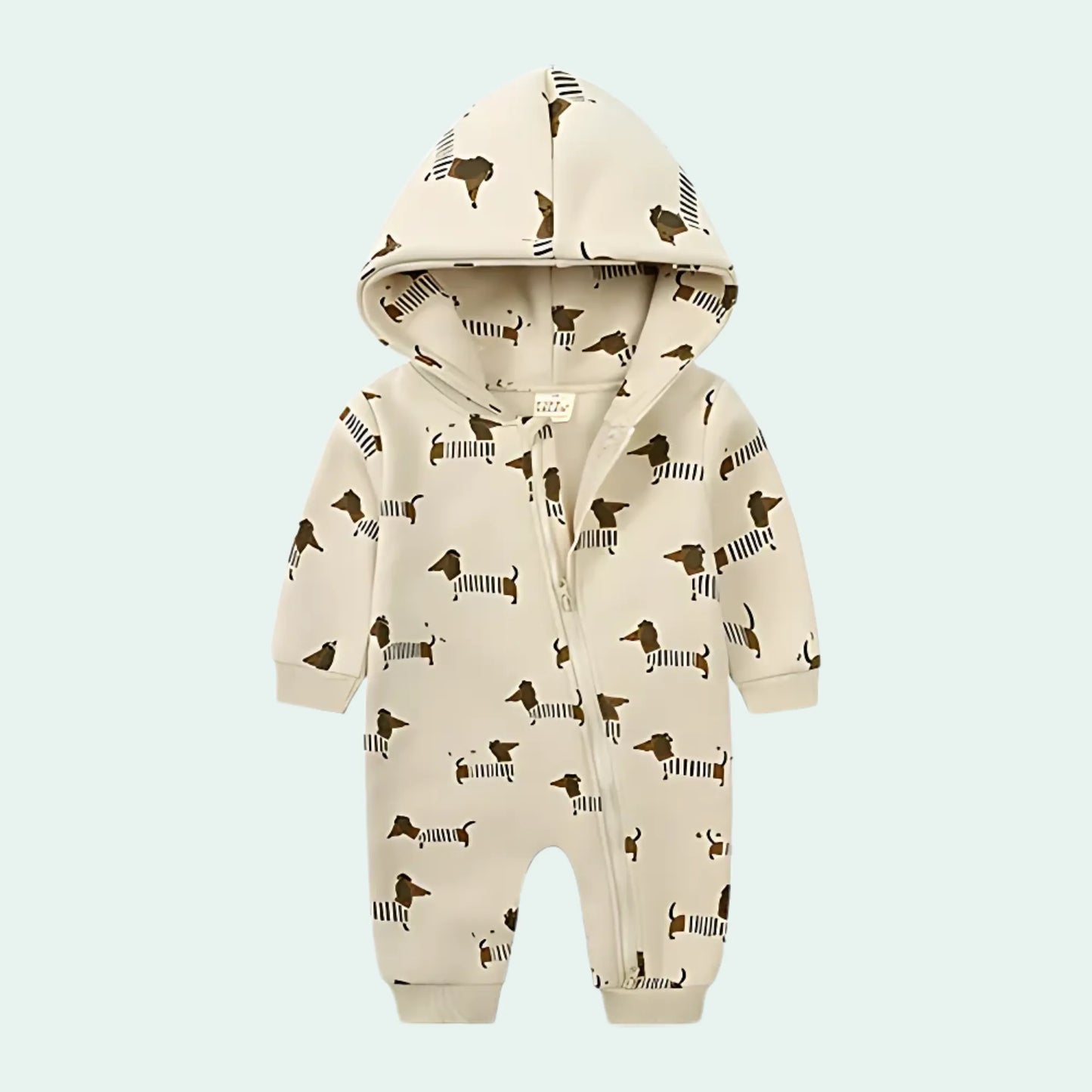 Macacão Moletom Infantil Estampado Peluciado - MAMATELA