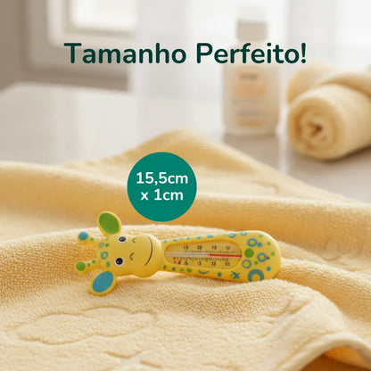 termômetro para banho de bebê com tamanho ideal para uso diário