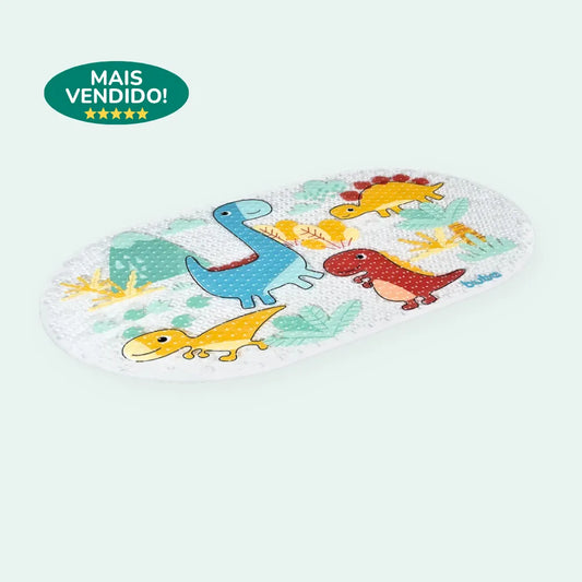 tapete para bebê emborrachado com superfície antiderrapante, ideal para uso no banheiro infantil, best seller