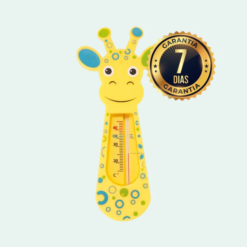 termômetro digital para banho de bebê com leitura clara e segura