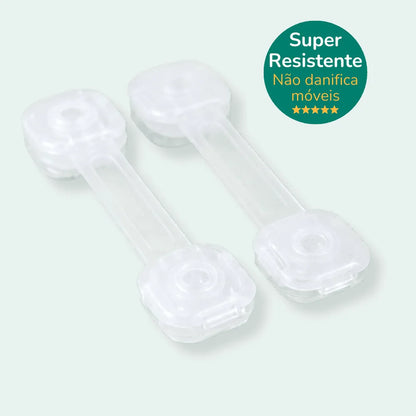 Trava de gaveta bebê Baby Safe super resistente e segura para proteção doméstica.
