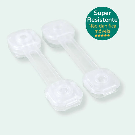 Trava de gaveta bebê Baby Safe super resistente e segura para proteção doméstica.